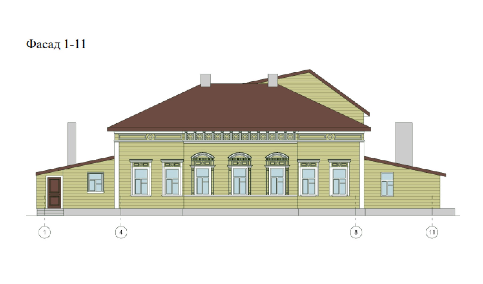 Компания «Фасадстройсервис» приступила к ремонтно-восстановительным работам объекта культурного наследия местного значения «Дом Постниковых», середина XIX века.