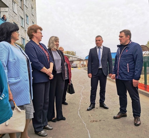 Завершены работы по благоустройству двора на ул. Тружениц, дом 15